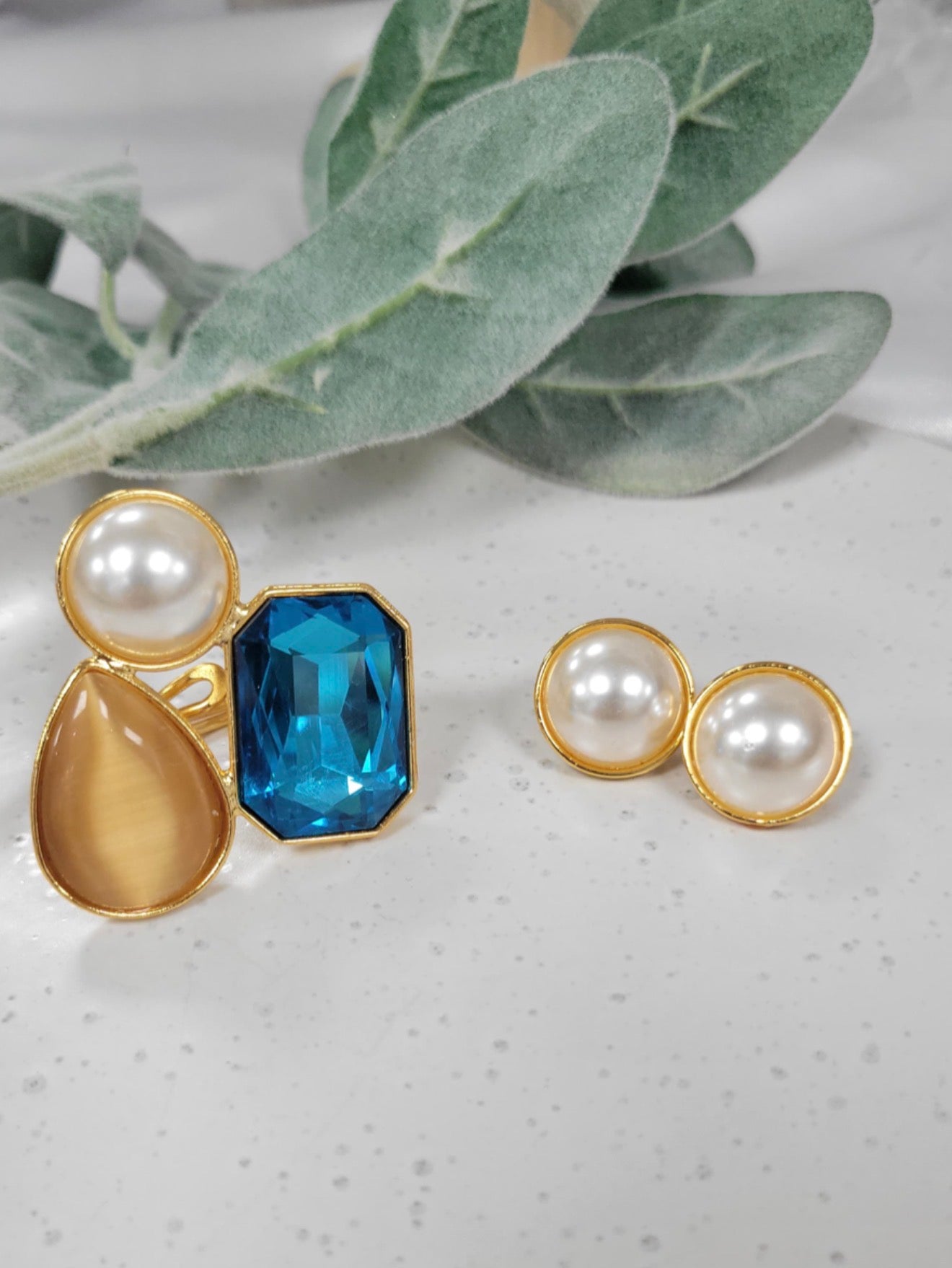Ring and Earrings