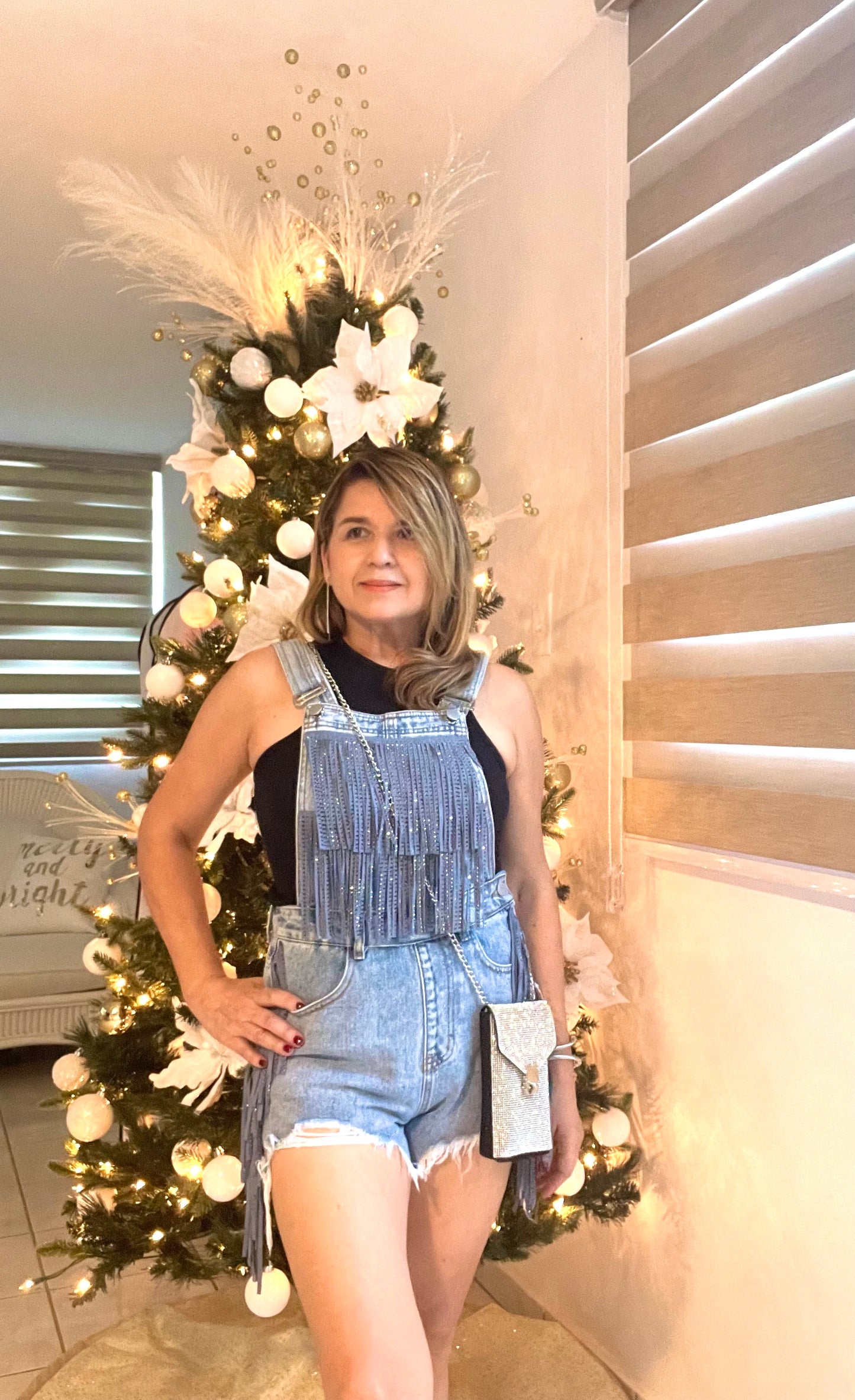 Denim Romper